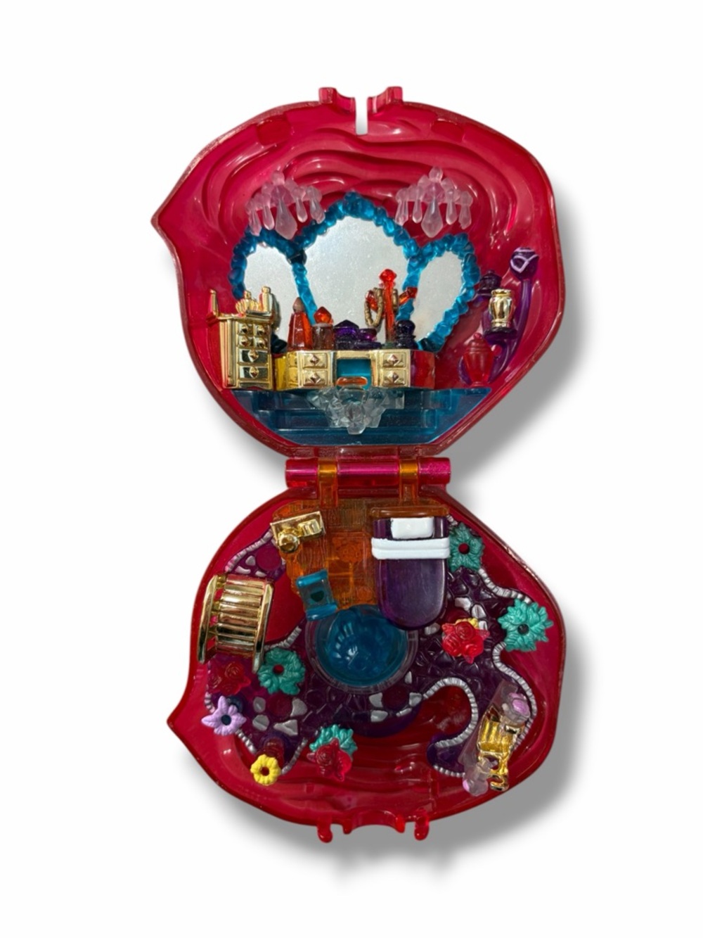 SOLD - 1996 Polly Pocket Sweet Roses Compact Only - Picture 4 of 7